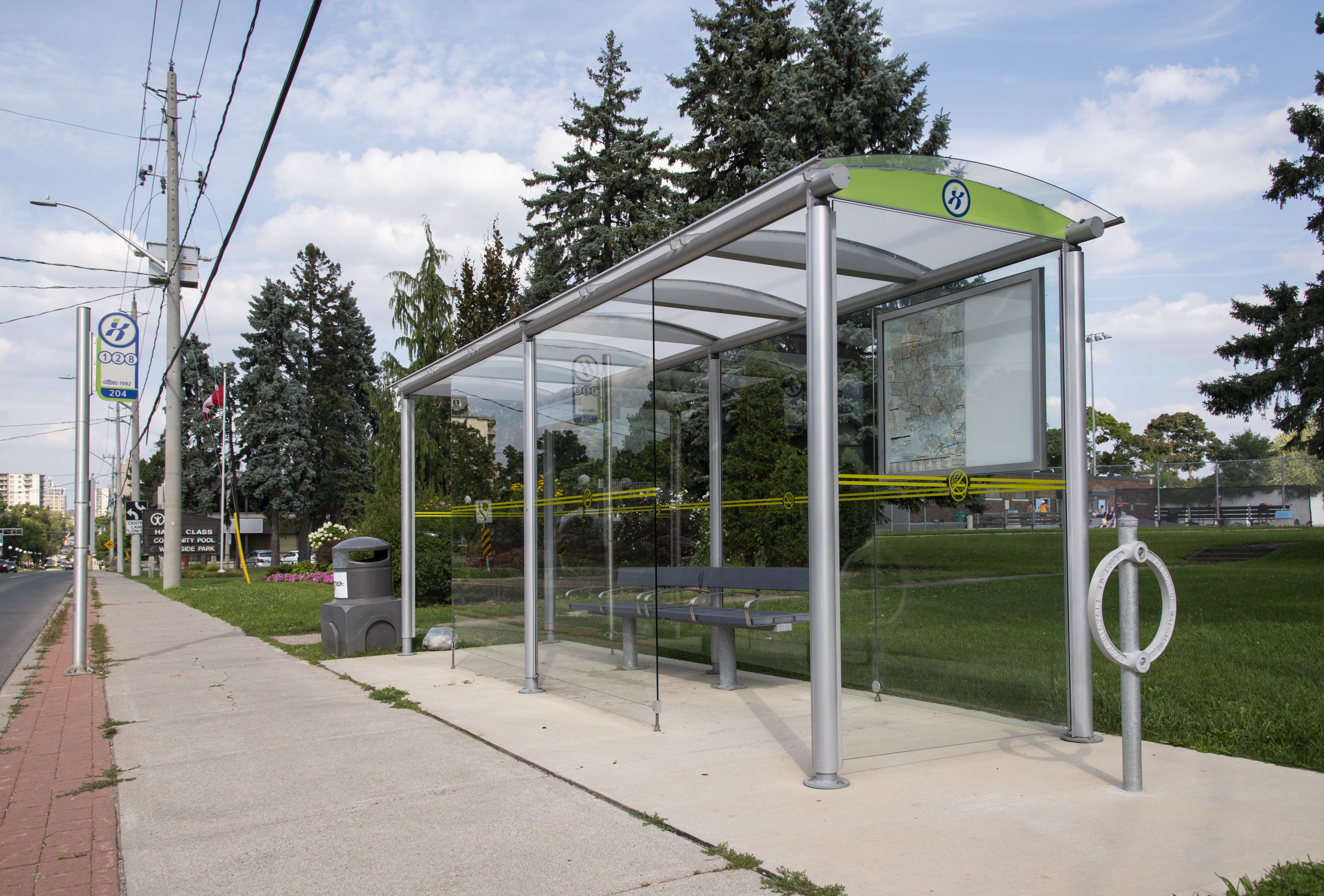 iXpress shelter with bike parking