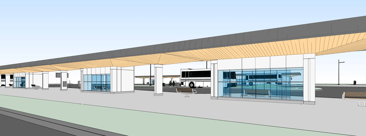 Architectural drawings of doon station