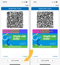 Activating multiple tickets in GRT Pay